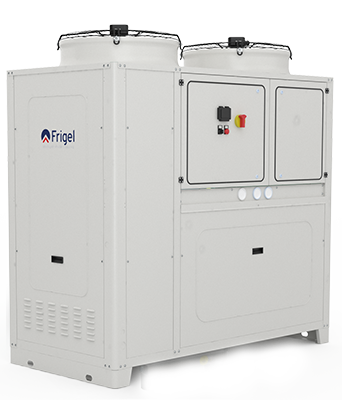 Przemysłowy agregat chłodniczy małej mocy chłodzony powietrzem Heavygel MRS Frigel